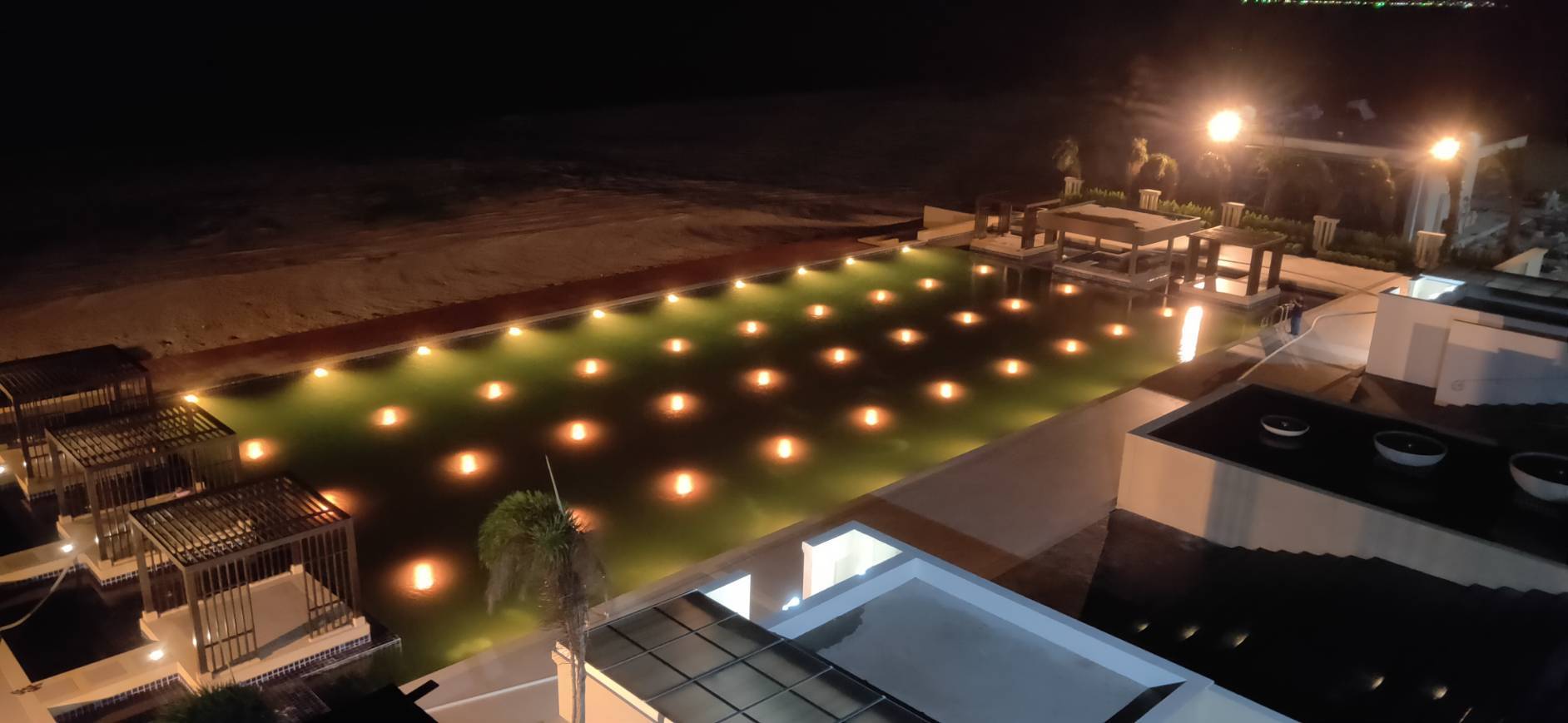 DMX512 controlled fountain light system feedback