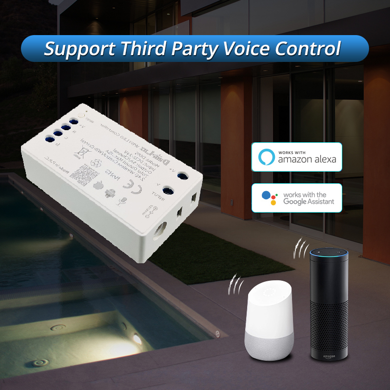 HOTOOK 7mm Slim Newest Led Underwater SMD 316SS Stainless Steel AV12 Volt Wifi Remote Control Spa Light Resin Filled Pool Lights