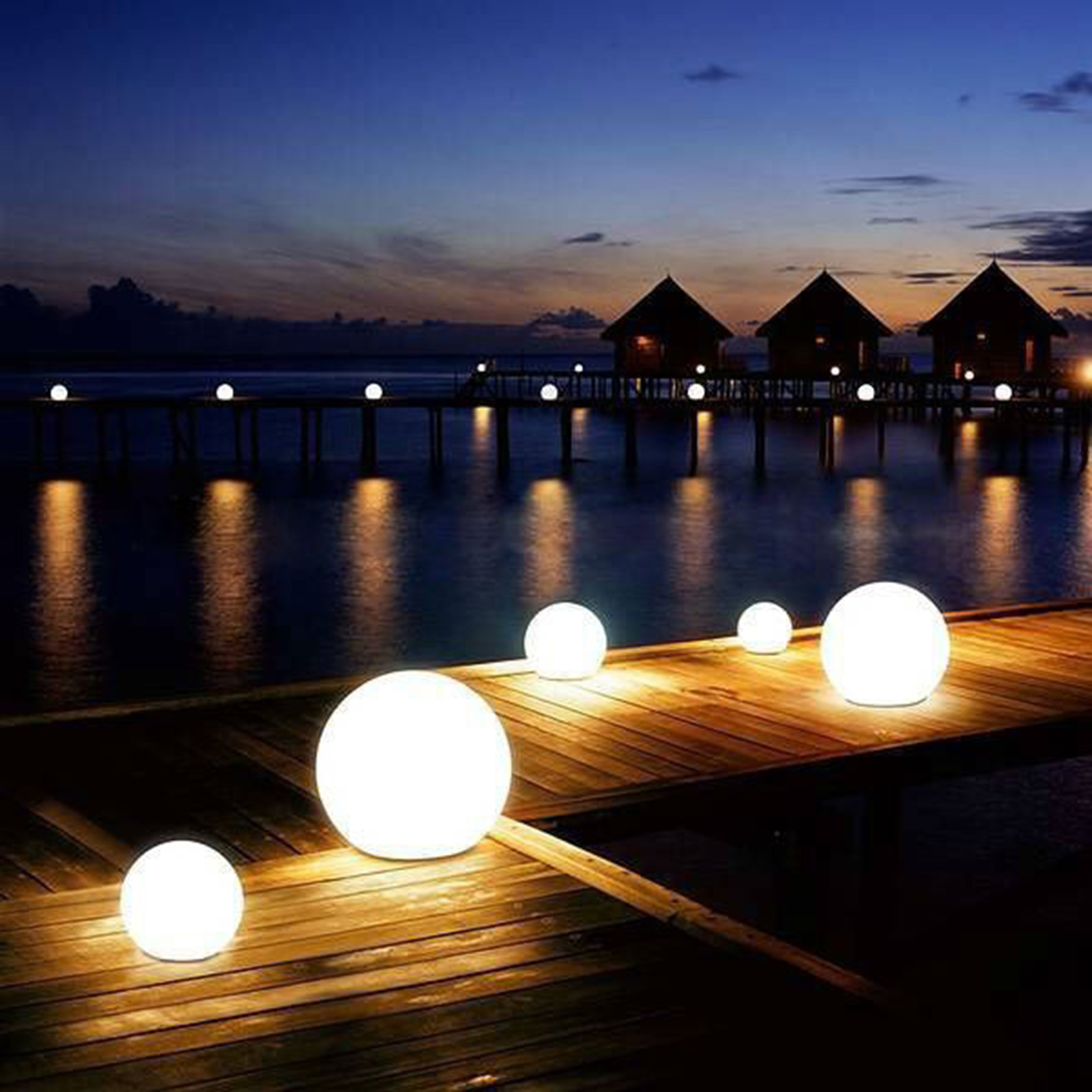 Led Ball RGB Color Changing Large Illuminated Outdoor Spheres Floating Swimming Pool Light
