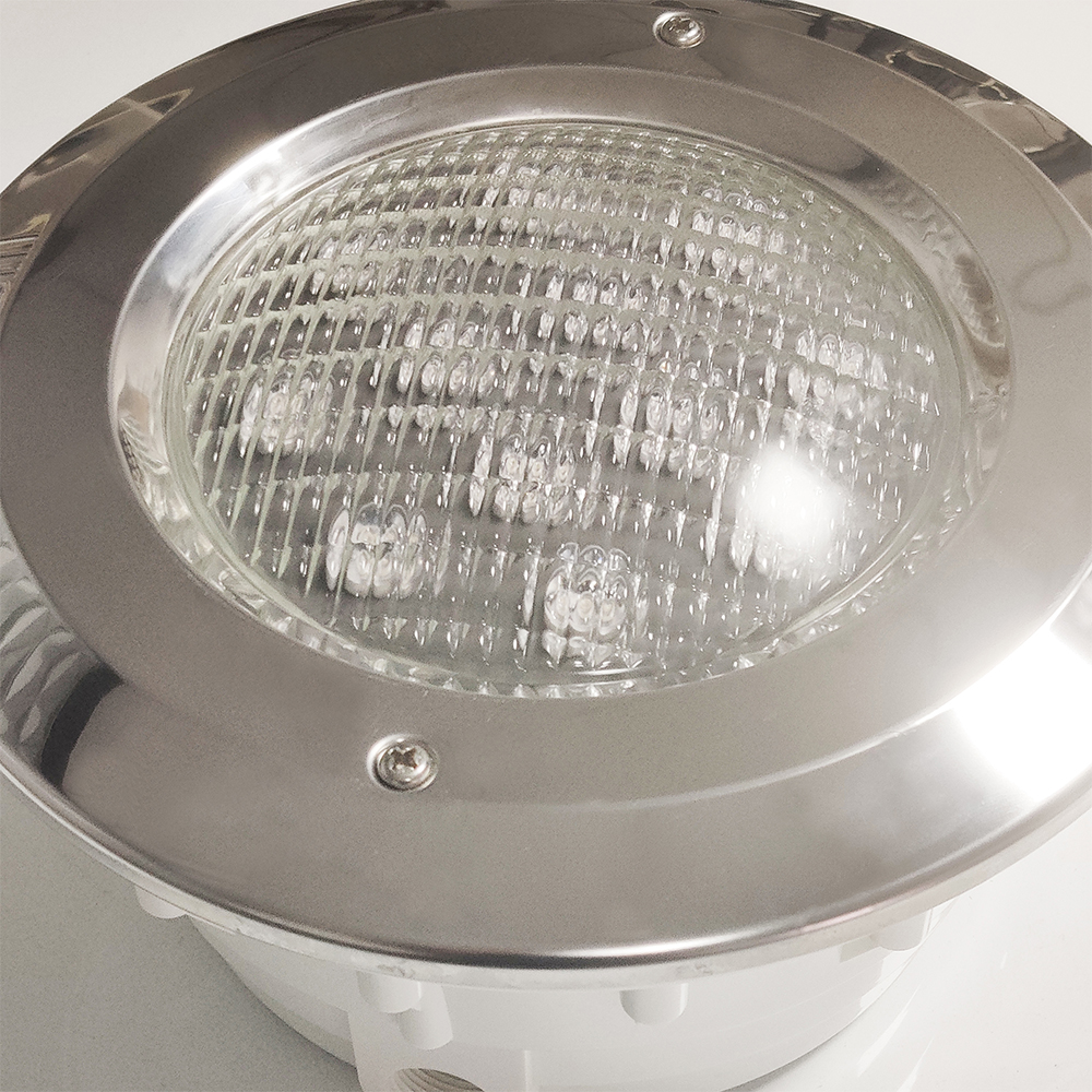 Yaokinglite YK-SP613VS 304SS+ABS Plastic 36W 54W White RGB PAR56 LED Pool Light for Concrete Pool and Vinyl Liner Pool