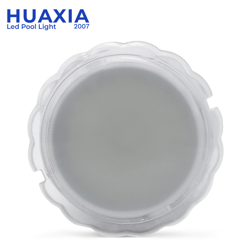 HUAXIA 1.5" Nicheless LED Pool Light IP68 Waterproof RGB Warm White Remote Spa Underwater Lamp for Vinyl Liner Concrete Pool