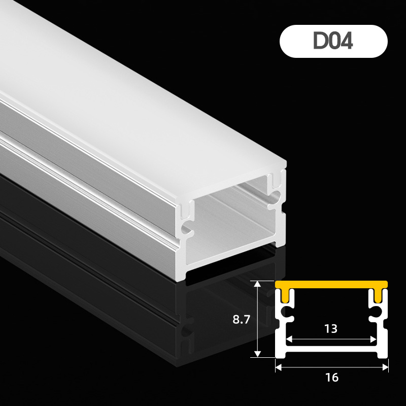 LED Inground Linear Light Aluminum Profile, Recessed Floor Lighting Channel For Outdoor Landscape