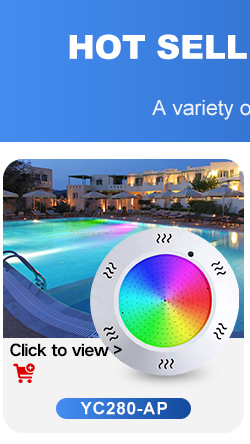 10Mm Resin Filled Led Pool Lamp DC12V Low Voltage Rgb Smart App Wifi Music Controlled Kit Stainless Steel Inground Pool Light