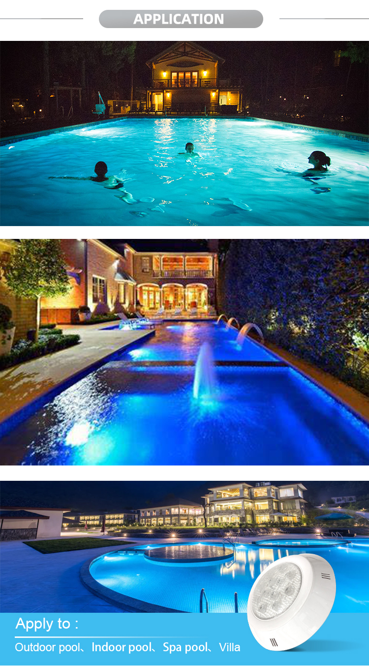 Underwater LED Pool Light View 10
