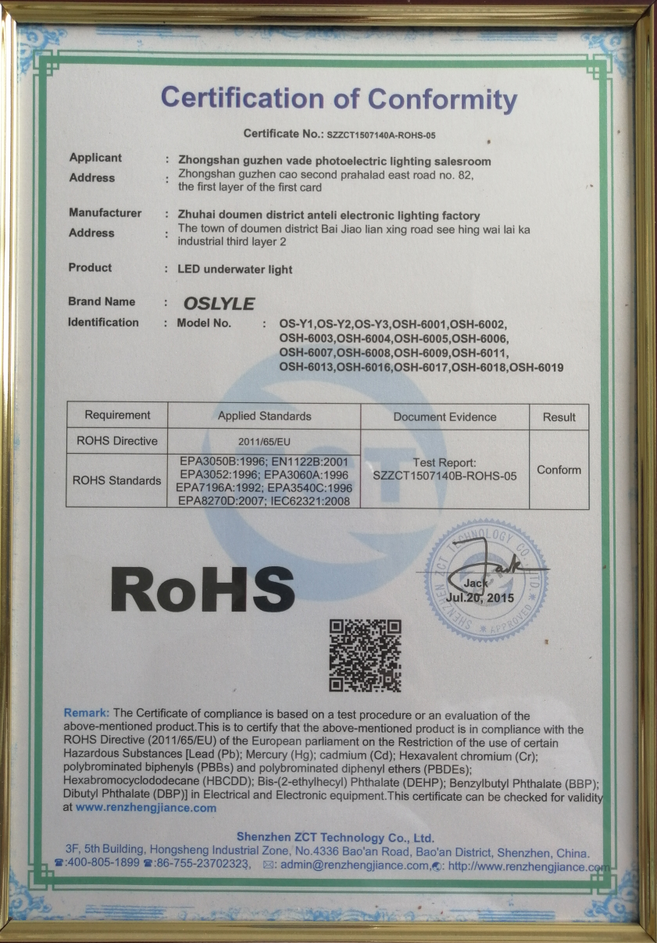 Certification 1