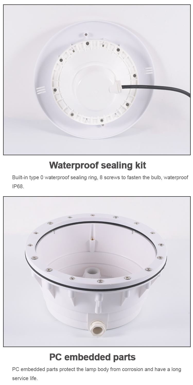 Recessed LED Pool Light PAR56 International LED Bulb Par56 Swimming Pool Light for Vinyl Liner Pool
