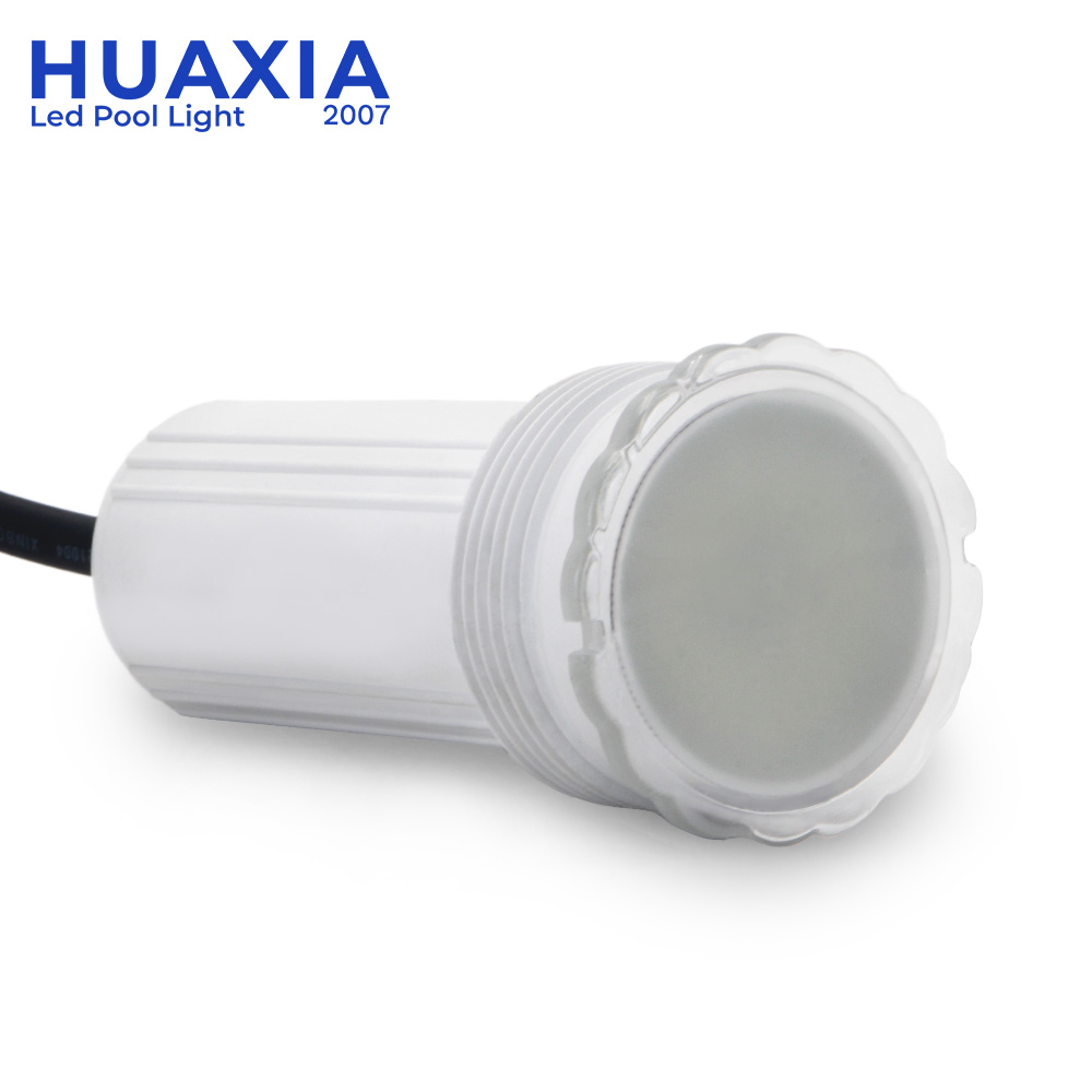 HUAXIA 1.5" Nicheless LED Pool Light IP68 Waterproof RGB Warm White Remote Spa Underwater Lamp for Vinyl Liner Concrete Pool