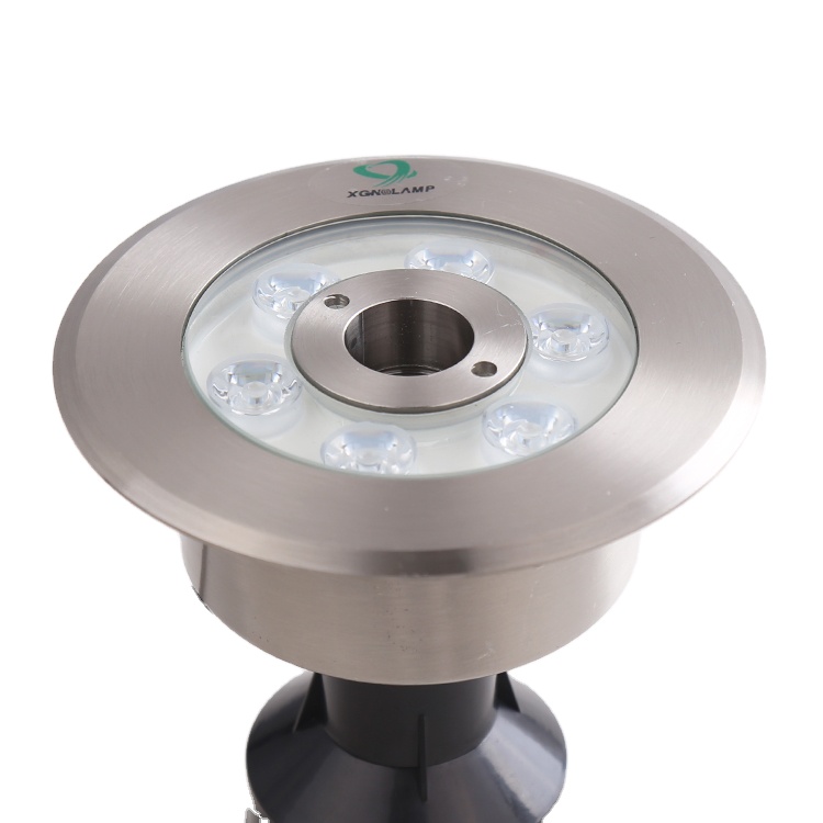 IP68 6W 6-wire RGBW Color Changing Spot Swimming Pool Pond Fountain Led Underwater Light