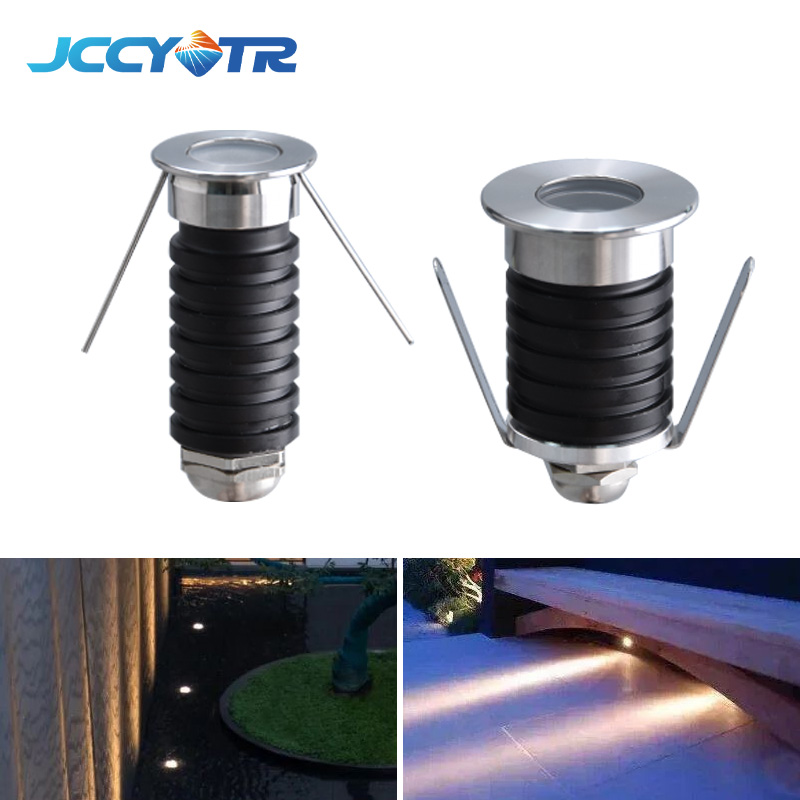 Solar Powered Stainless Steel IP68 Floor Light Outdoor Waterproof Inground Pool Light Garden Yard Pathway Driveway Recessed