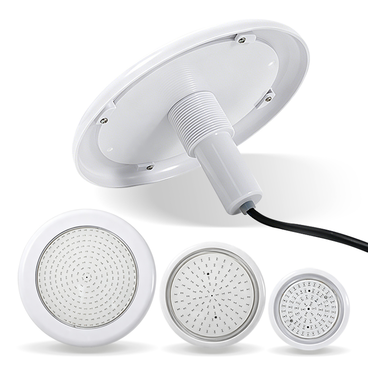 IP68 1.5inch Threading PC LED Vinyl Pool Light Fiberglass Concrete Liner Accessories Pool Underwater LED Light for Pools