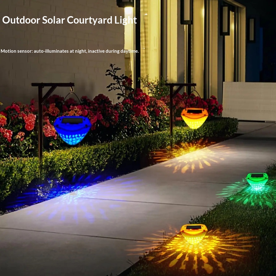 Solar-Powered Rechargeable Pool Light Waterproof LED Pool Ambient Light / Portable Outdoor Decorative Light Supports Charging
