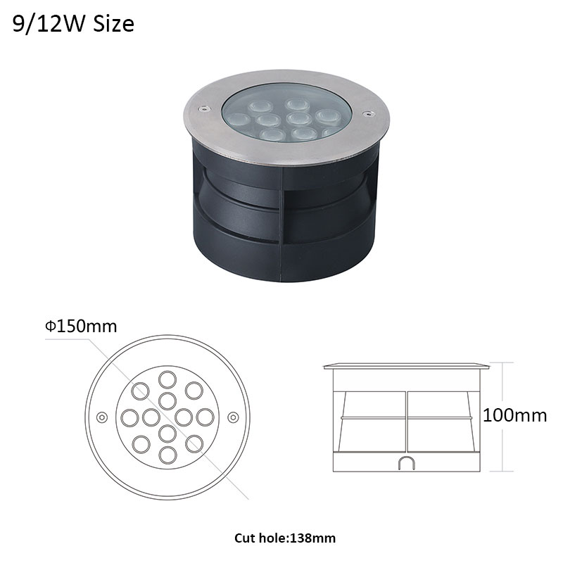 LED underwater light feature layout 1