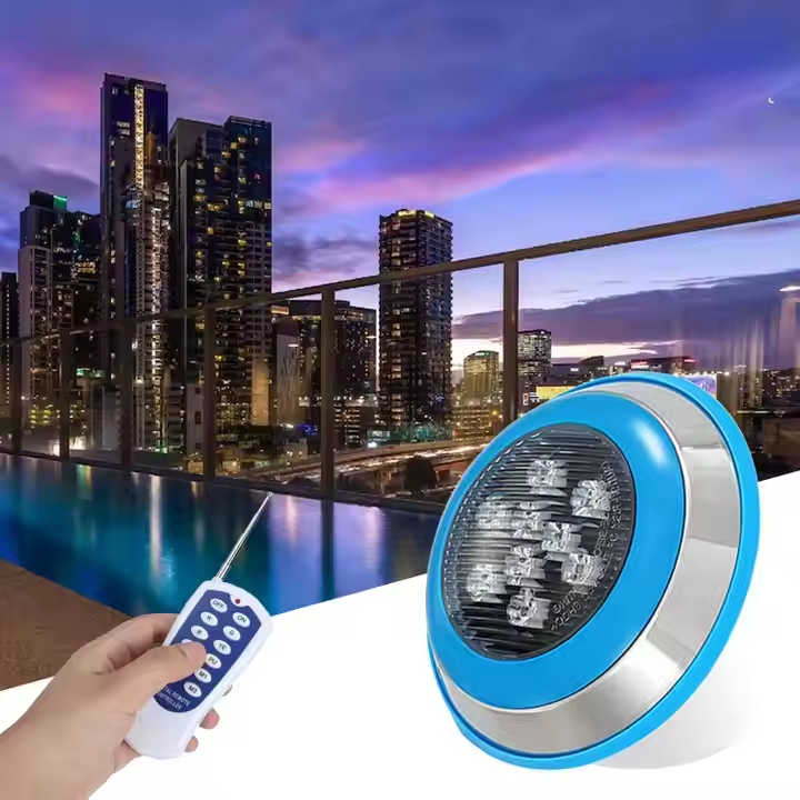 IP68 Underwater Blue LED Pool Light 12V Low Voltage - Durable Waterproof Submersible Swimming Lamp for Outdoor Fountains &amp; SPA