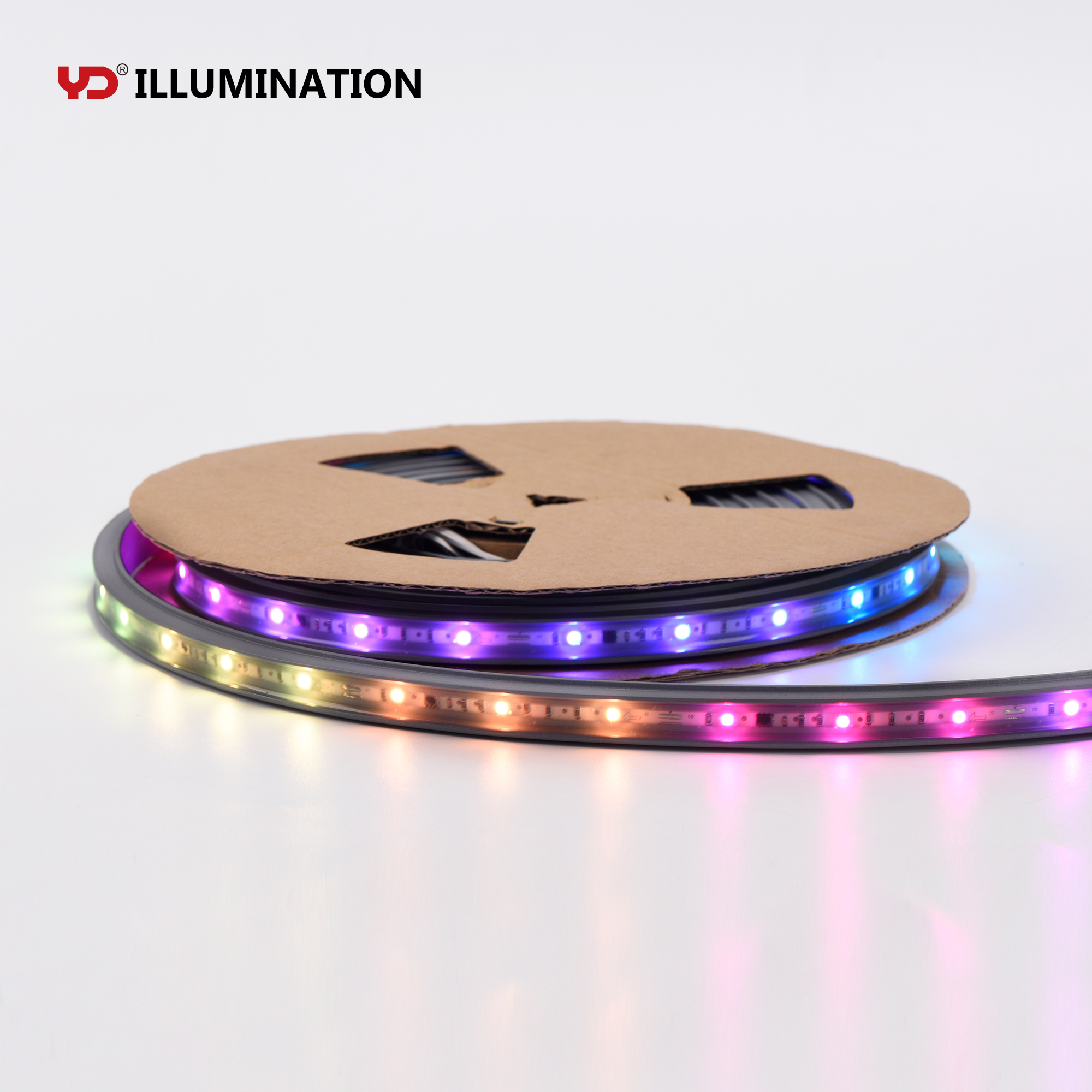 IP68 Waterproof Swimming Pool Led Strip Light Low Voltage DC24v Fixed RGB Program