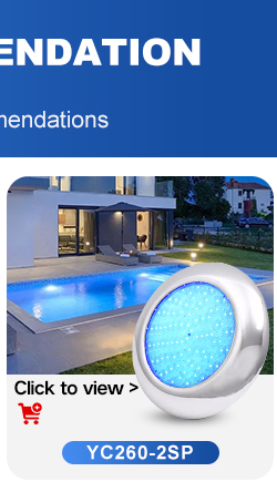 10Mm Resin Filled Led Pool Lamp DC12V Low Voltage Rgb Smart App Wifi Music Controlled Kit Stainless Steel Inground Pool Light