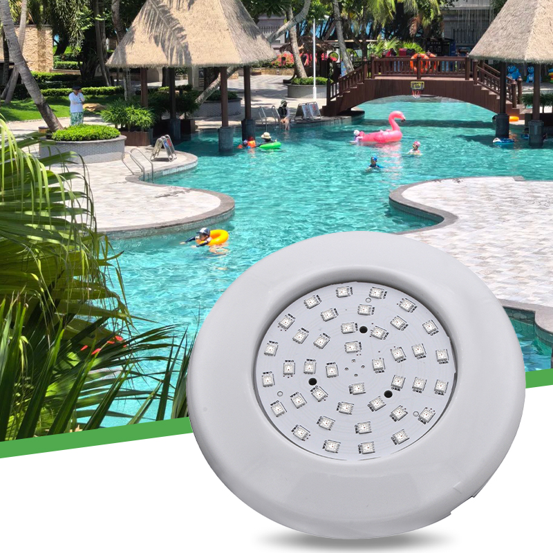 IP68 DC12V 8W RGB Slim Mini Spot Star Light Rgb Smart Underwater LED Swimming Pool Lights Brightest Led Pool Light