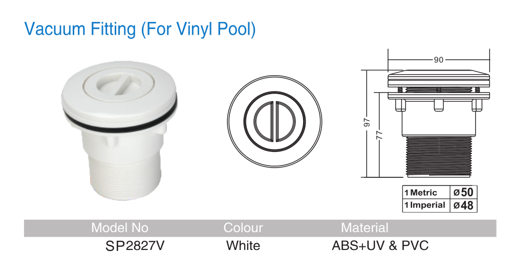 ABS Swimming Pool Wall Skimmer