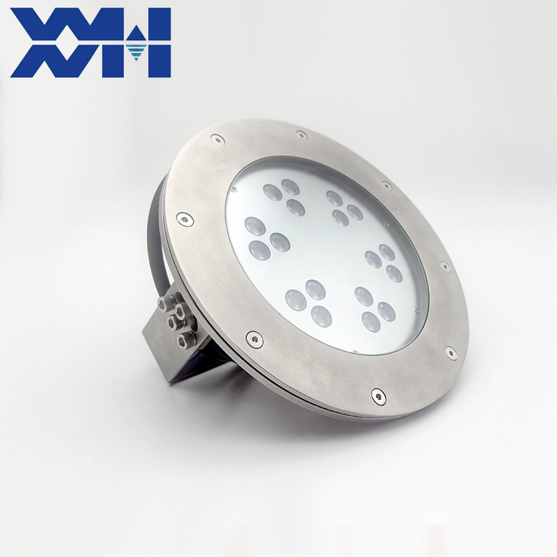 IP68 Waterproof Stainless Steel RGB Warm White Epristar LED Underwater Pool Pond Lights DMX-controlled Musical Water Jet
