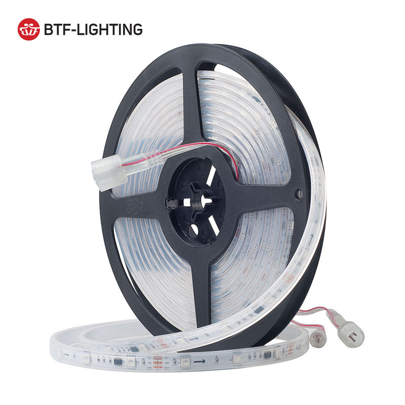 High Quality Pool Lighting DC12V 30 48 60 96Leds Rgbic Outdoor Waterproof Addressable Led Strip Ip68 Ws2811