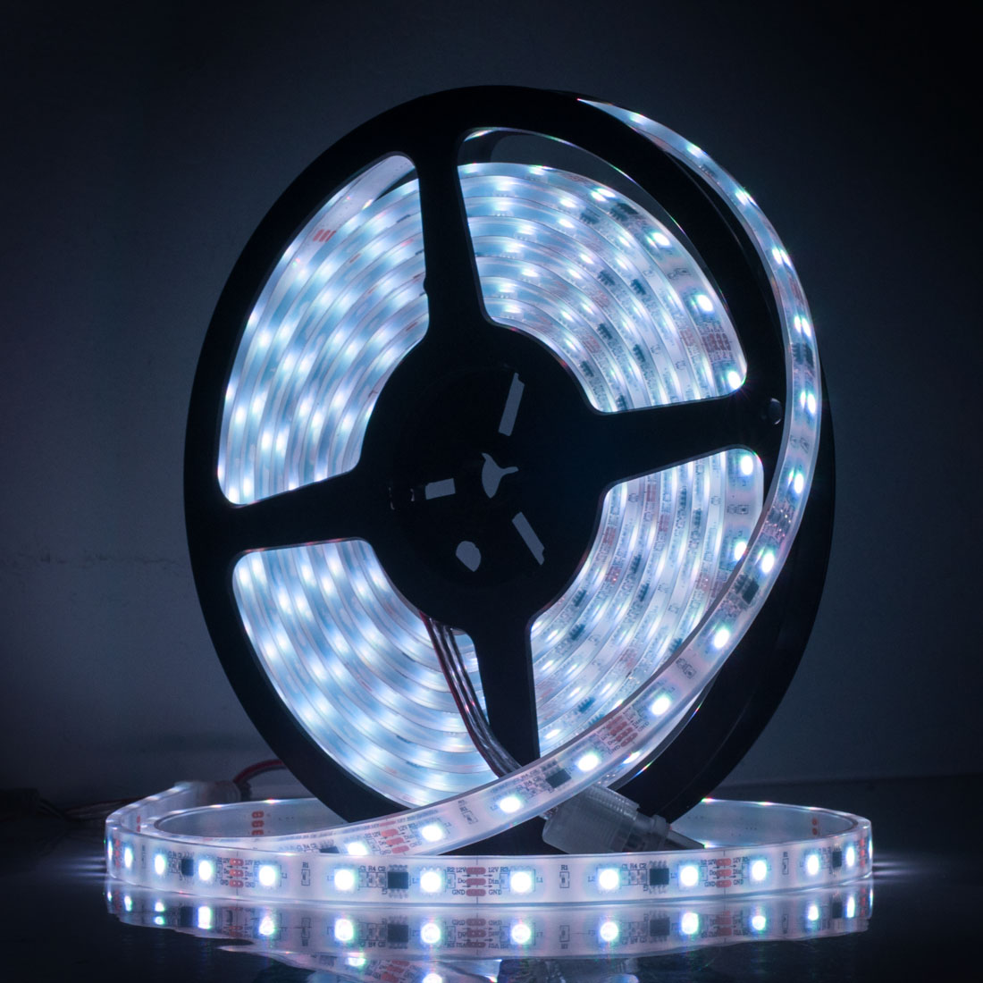 High Quality Pool Lighting DC12V 30 48 60 96Leds Rgbic Outdoor Waterproof Addressable Led Strip Ip68 Ws2811