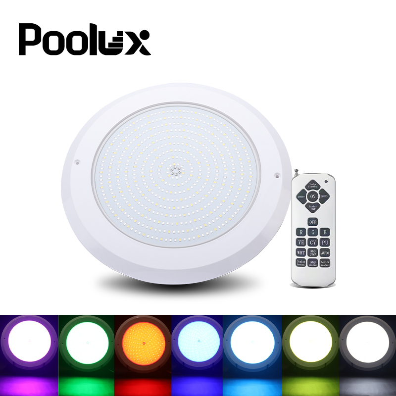 2024 Upgrade Edison Chip RGB Color IP68 AC 12V All PC One Set Design 10mm Slim LED Swimming Pool Light
