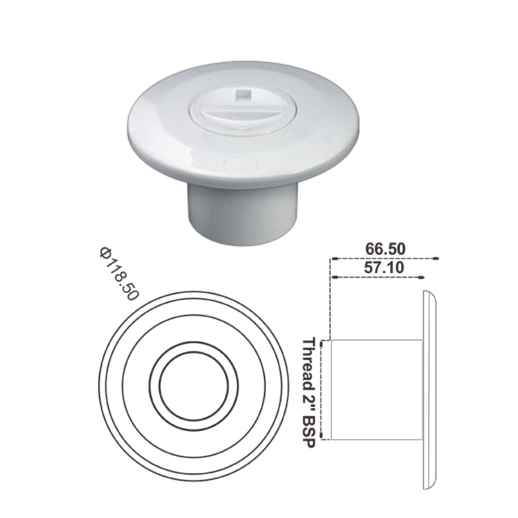 Pool Spray Nozzles Accessories Water Wall Return Jets for Swimming Pool