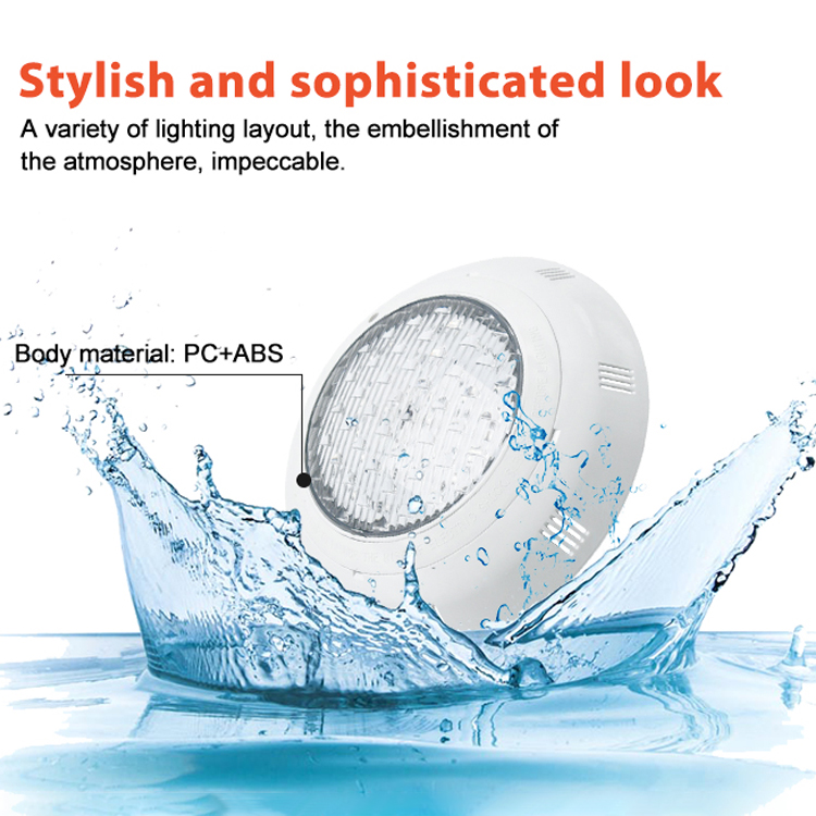 Professional Manufacturer Underwater Led Light Ip68 Waterproof 12v 18W Rgb Swimming Pool Light