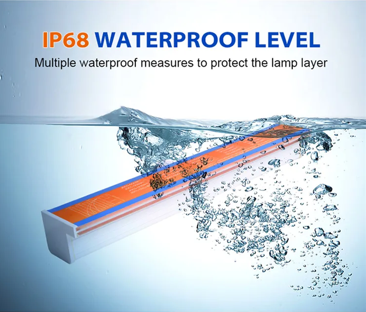 IP68 Outdoor Pool Waterfall Decorative Water Descent Fountain Effect Lighting Waterfalls For Swimming Pools
