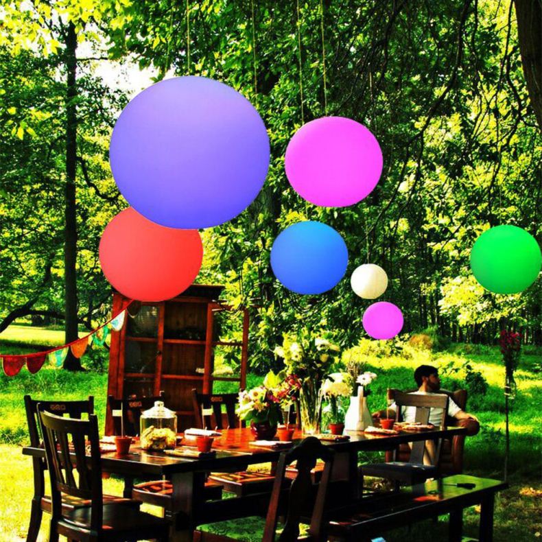 DC5V Color Change Garden Sphere RGB IP65 Waterproof Pool Floating Solar LED Ball Light Outdoor