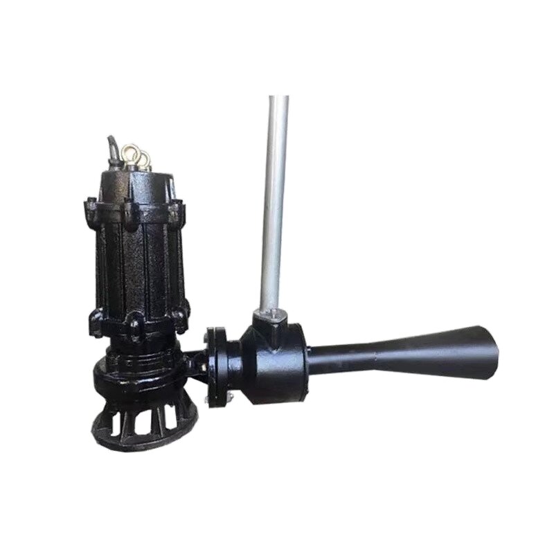 QXB Venturi Jet Aerator Pump Motor Gearbox High Dissolved Oxygen Pool Bottom Circumferential Aeration For Fish Farming