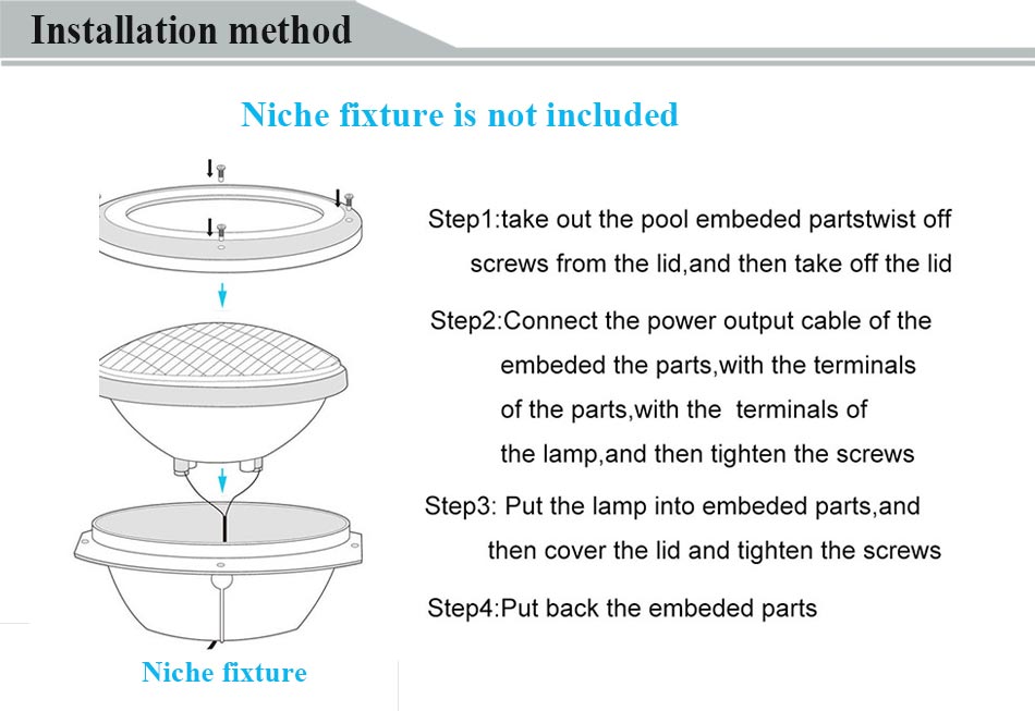 Wholesale Niche Vinyl Liners Par56 DIY 12V Waterproof Light Swimming Pool Led
