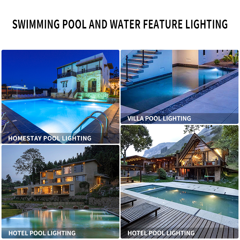 IP67 Outdoor AC220V AC/DC12-24V Spot Light Led Spotlights Solar Swimming Pool Underwater Wall Lights