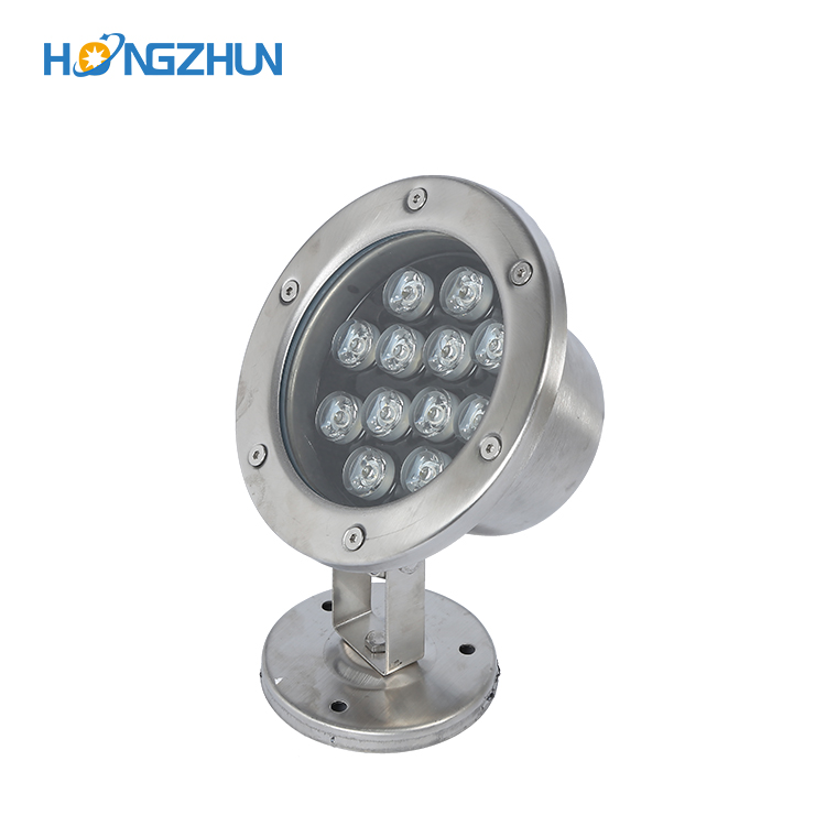 Outdoor Waterproof IP68 Stainless Steel RGB LED Pool Lights 3W 6W 9W 12W 15W 18W RGB Underwater Boat Light for Swimming Pools