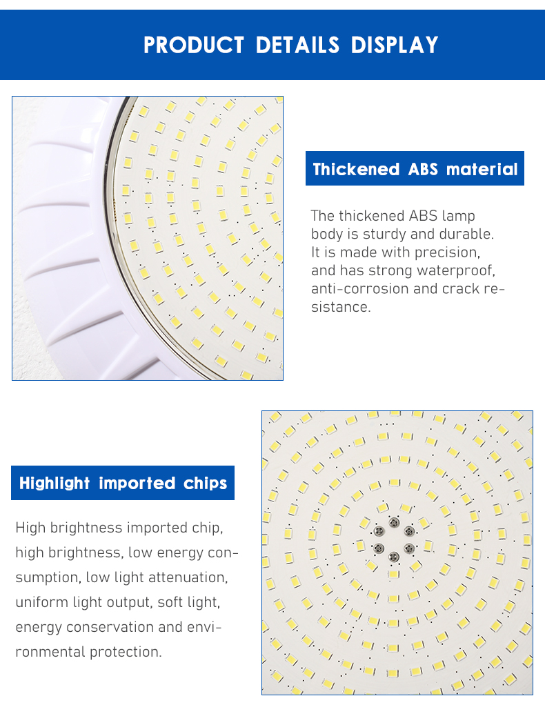 High Quality Pool Lamp Concrete Wireless 12V 18W Flat Oem Ip68 Waterproof Led Swimming Pool Light