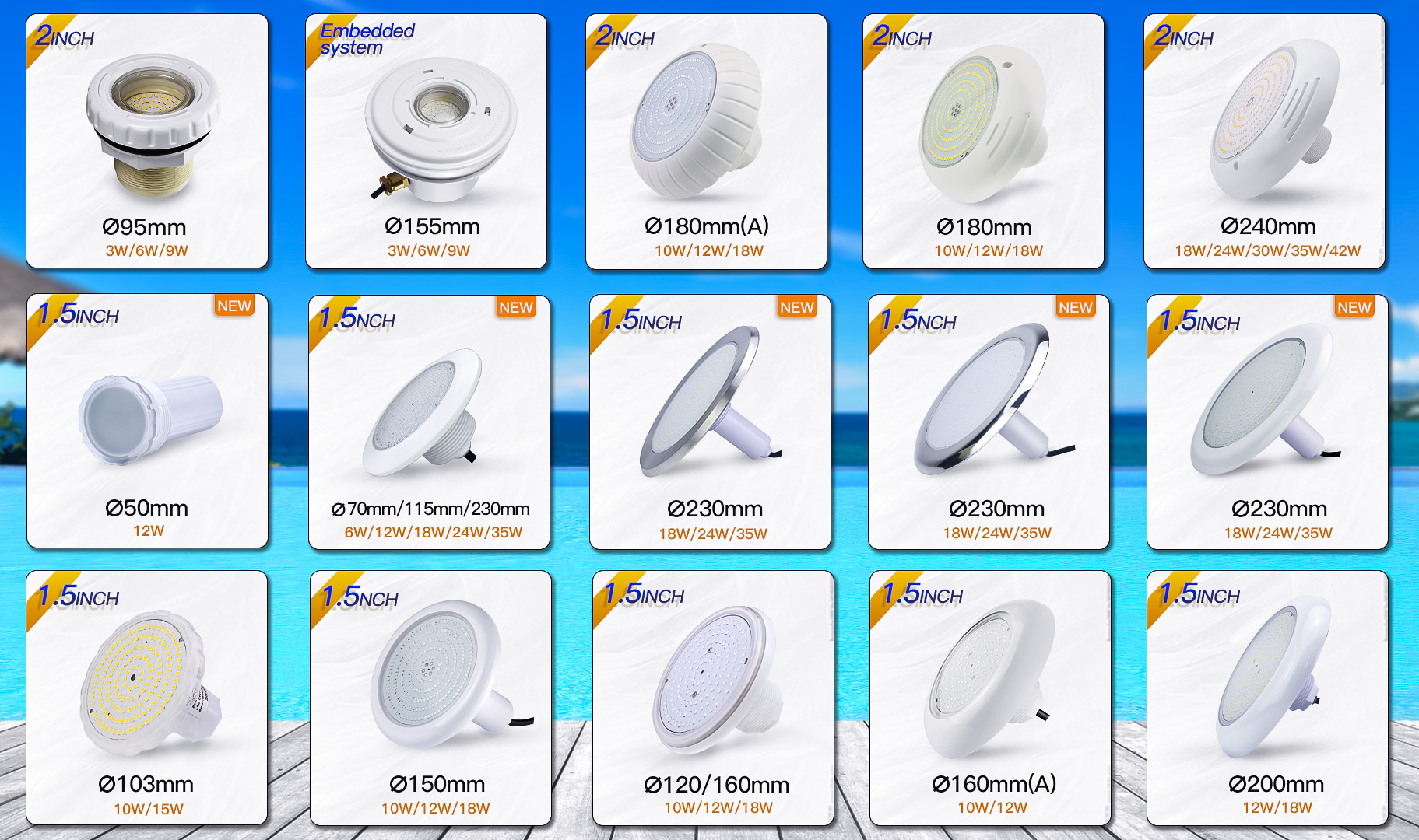 Similar Pool Light Option 1