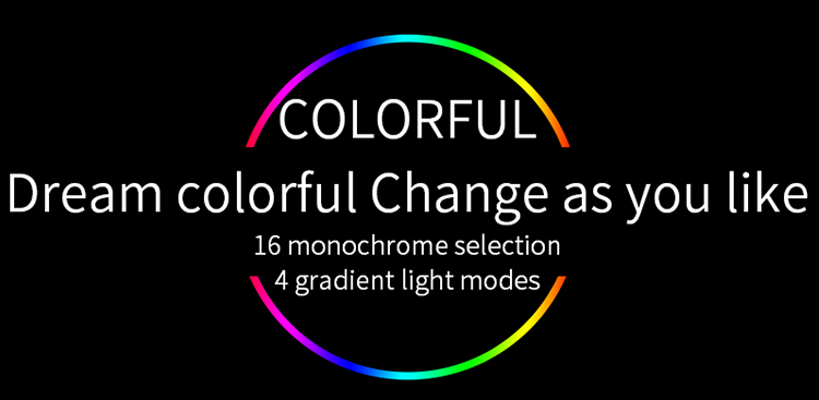 LED lighting garden ball color view