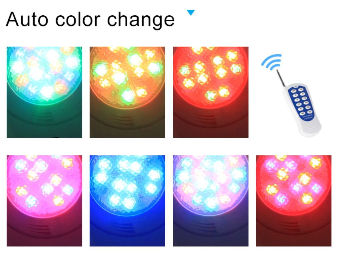 Underwater LED Pool Light View 7