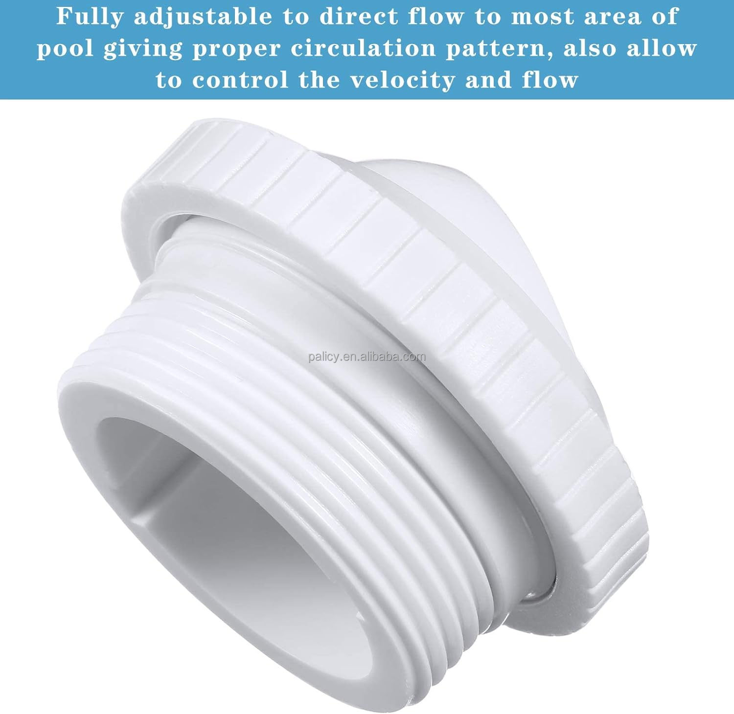 1-1/2 Inch MIP Thread 3/4 Inches Pool Jet Nozzle SP1419d Flow Inlet Directional Pool Return Fittings Tools & Accessories