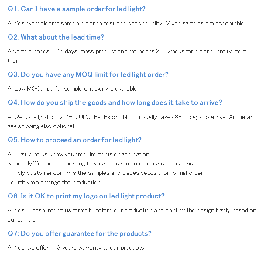 FAQ Overview