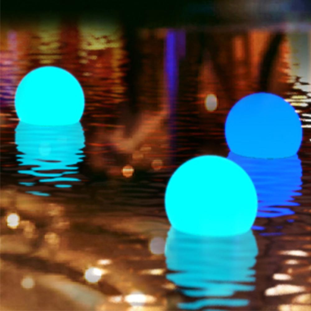 DC 5V Charge Color Change Garden Sphere RGB IP65 Waterproof Pool Floating LED Ball Light Outdoor Large Led Light Ball