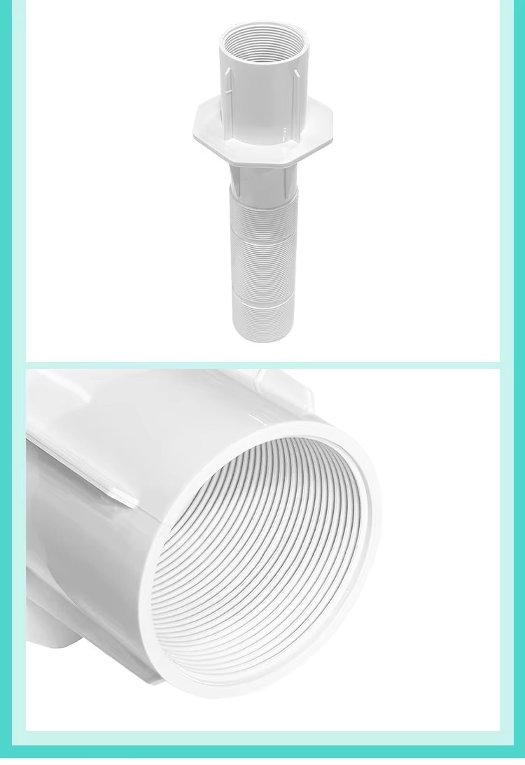 High Quality PVC Swimming Pool Accessories Square Shape Return Jet Pool Pipe Inlet Outlet Suction Nozzle Drain Fitting