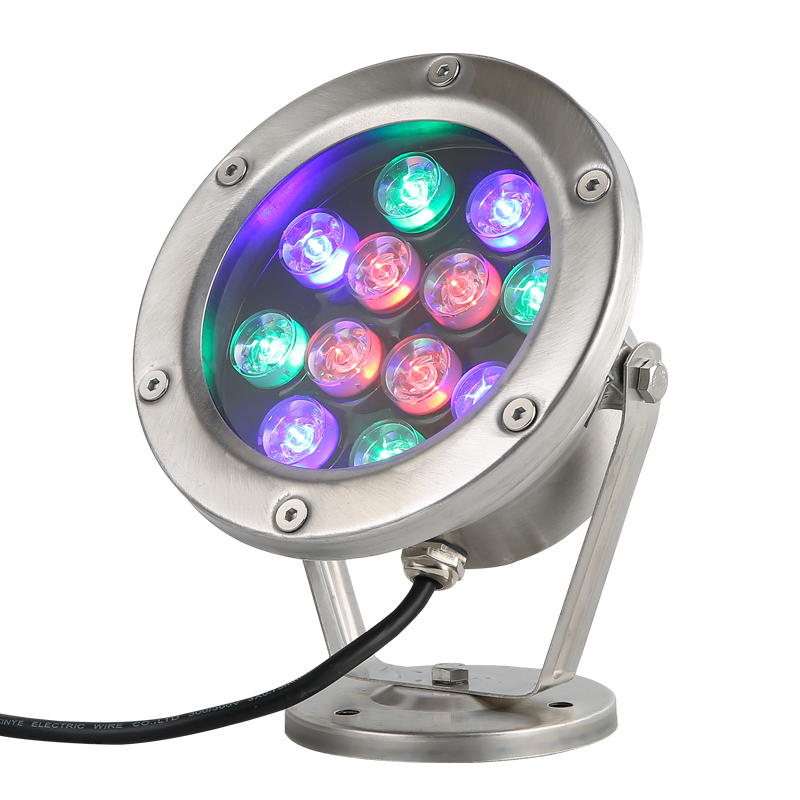 Outdoor Villa Garden Pool Light Low Voltage Landscape Lighting Underwater Glowing Diode RGB LED Fountain Light