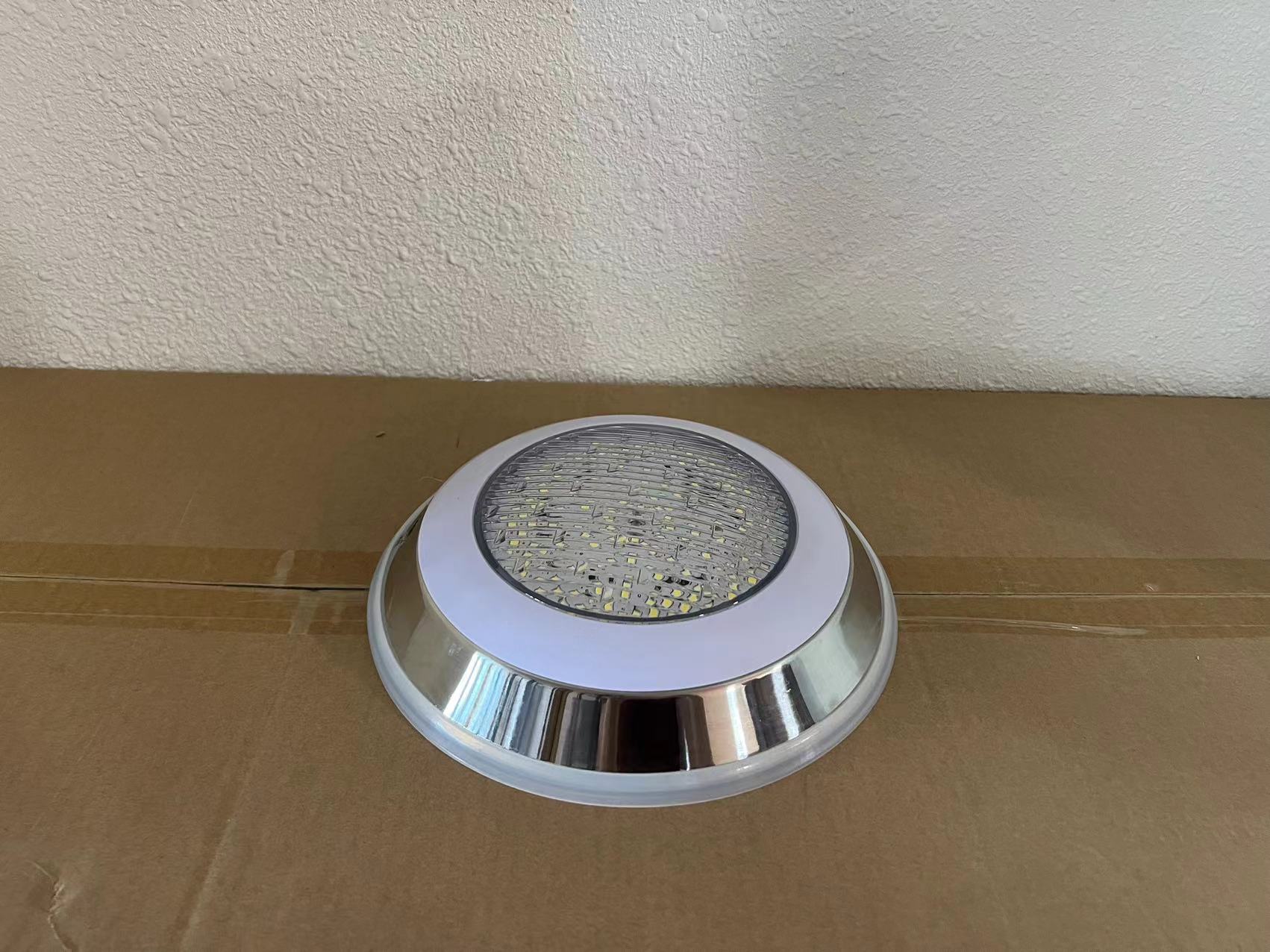 12W RGB Cool White LED Pool Light Stainless Steel Body IP68 Rating Surface Blue &amp; White 6W 18W For Swimming Pool