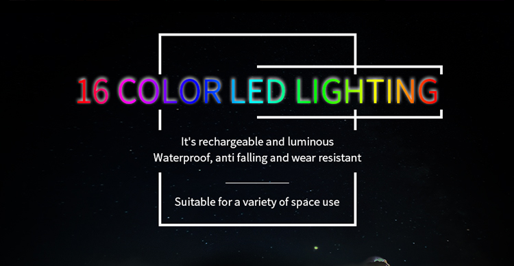 LED lighting garden ball display
