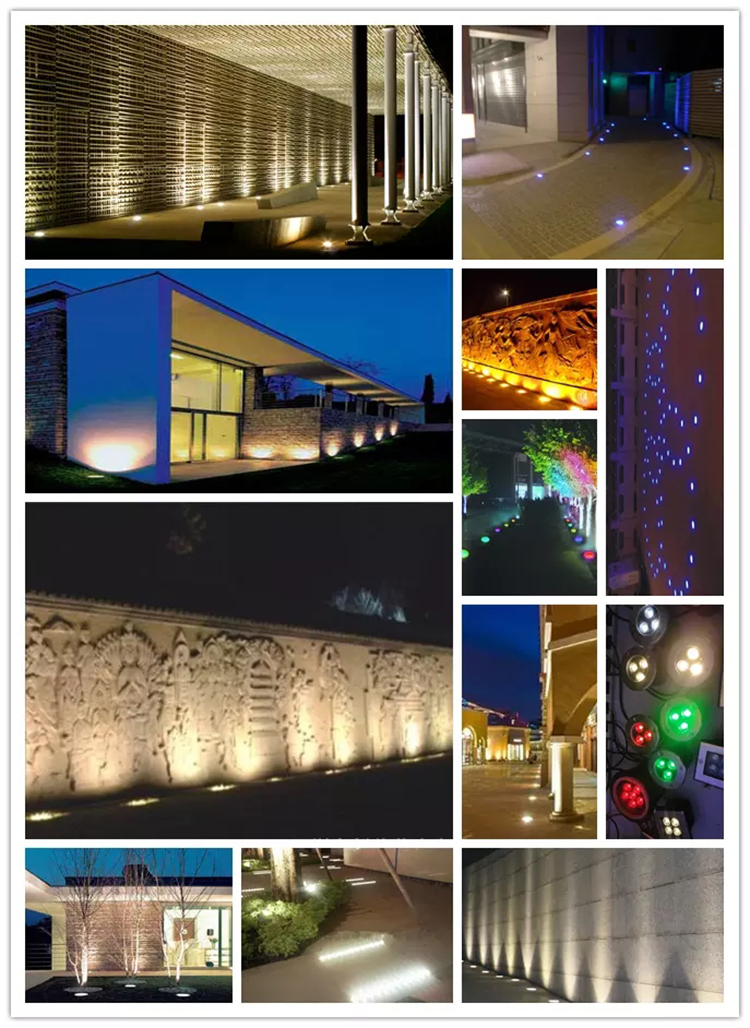 LED Buried Light Application Walkway Garden Pool