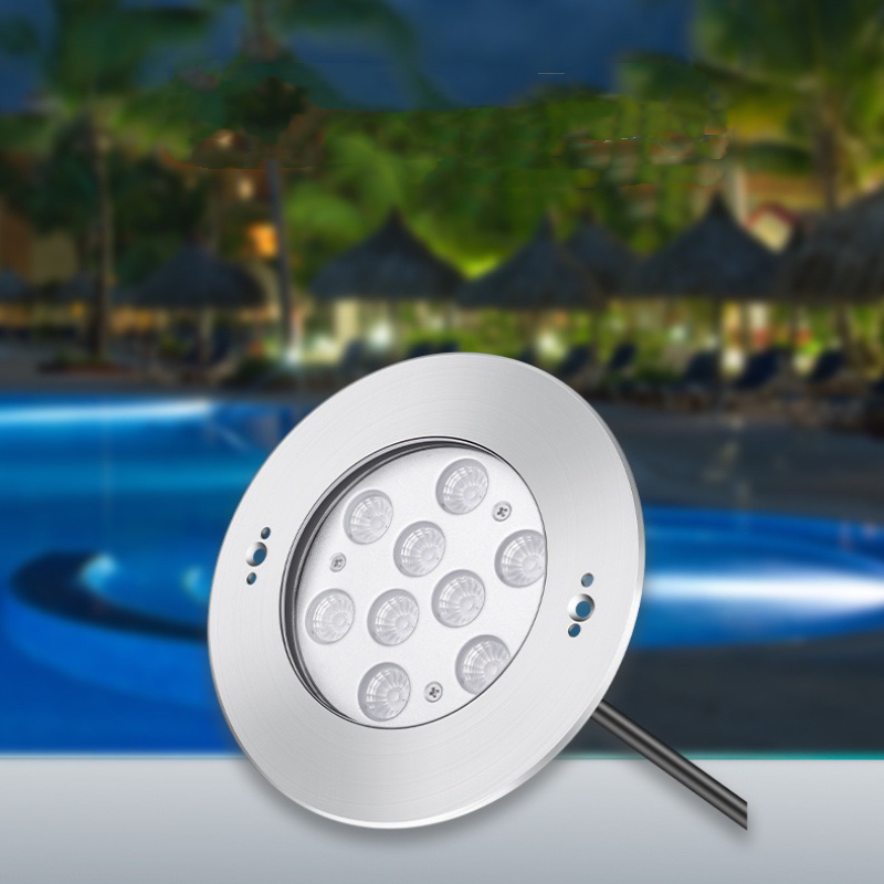 316L Stainless Steel Recessed Underwater Light Detail 6