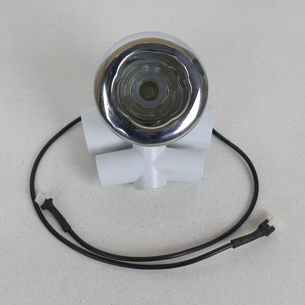 RGB Color-Changing Waterproof LED Underwater Jet Light for Hotel Use ABS Material IP68 Sauna Bathtub Swimming Pool Lighting E27