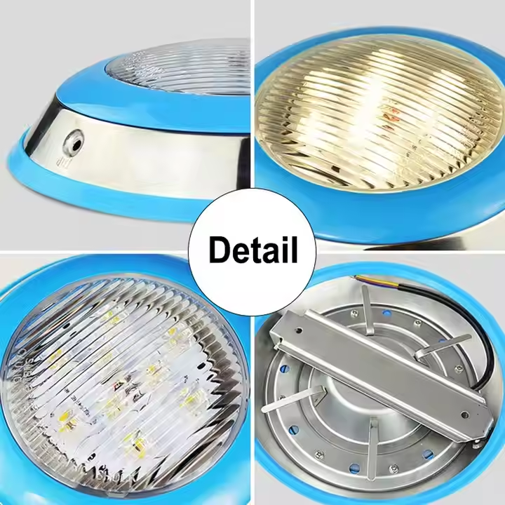 IP68 Underwater Blue LED Pool Light 12V Low Voltage - Durable Waterproof Submersible Swimming Lamp for Outdoor Fountains &amp; SPA