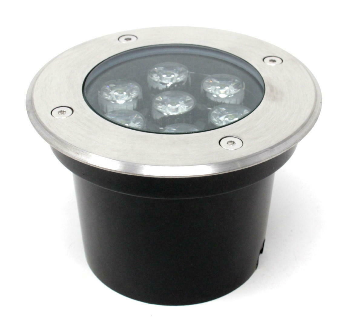 3W Buried Underwater Lights RGB Color Changing IP68 Round Underground LED Recessed Pool Light For Pond Fountain