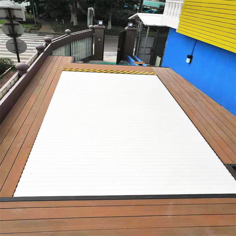 Swimming Pool Roller Cover Electric Roller Reel Wooden Automatic Pool Cover Swimming Pool Cover